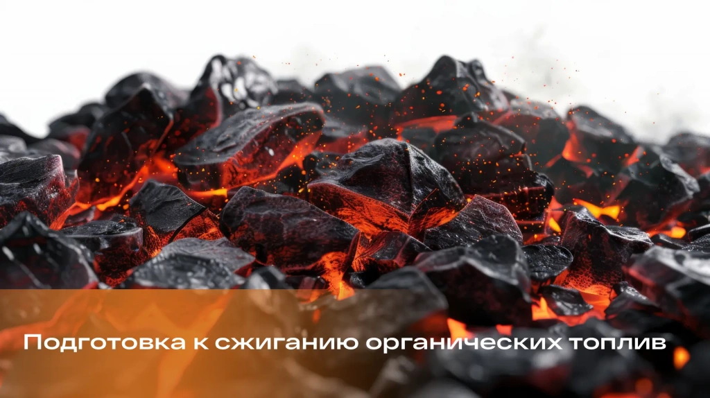 Подготовка к сжиганию органических топлив
